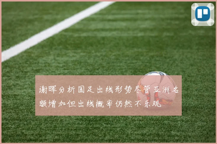 谢晖分析国足出线形势尽管亚洲名额增加但出线概率仍然不乐观